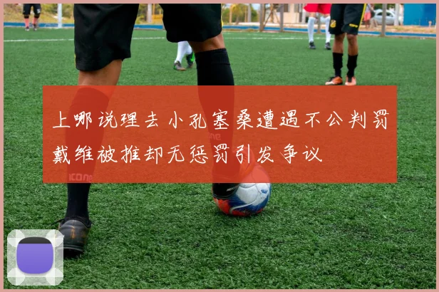 上哪说理去小孔塞桑遭遇不公判罚戴维被推却无惩罚引发争议